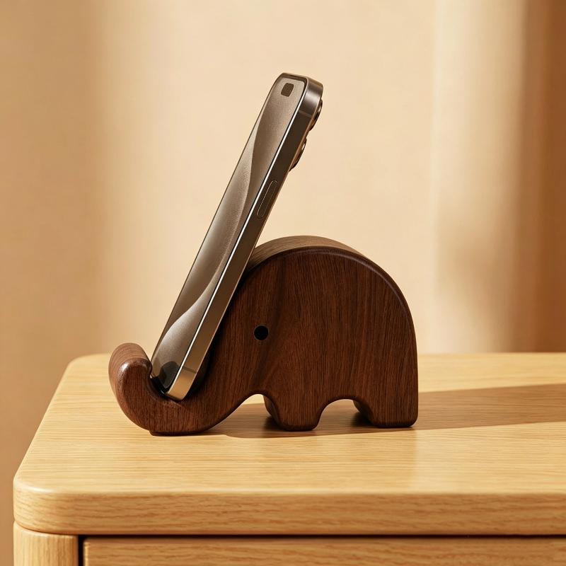 Woodworking Show - Simple Solid Wood Black Walnut Phone