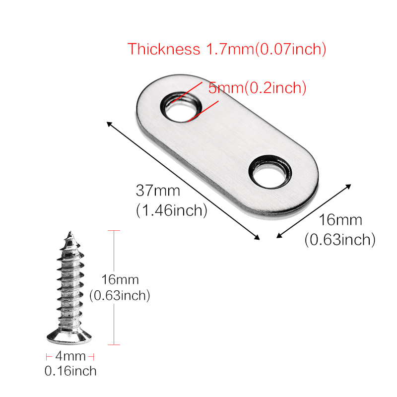 5-40 pcs Straight Flat Corner  - Woodworking X Brace recension och pris