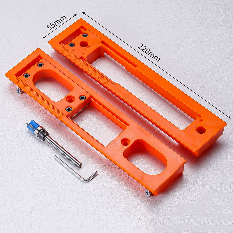 1Pc Hinge Mortise Template Inv - Woodworking Glue Applicator recension och pris