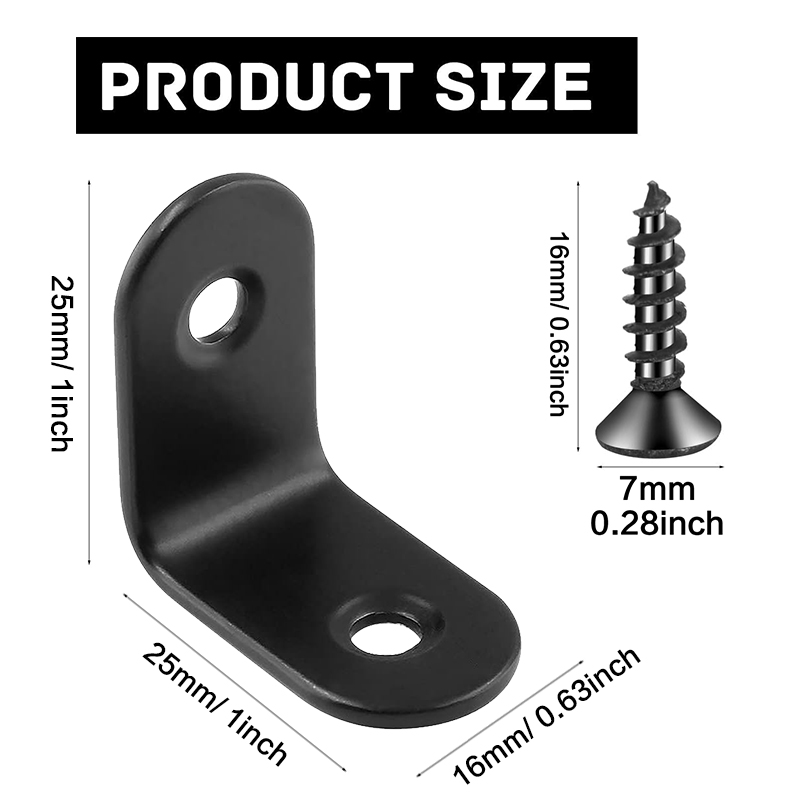 5-40 pcs, Corner Brace 25 x 25 - Woodworking X Brace recension och pris