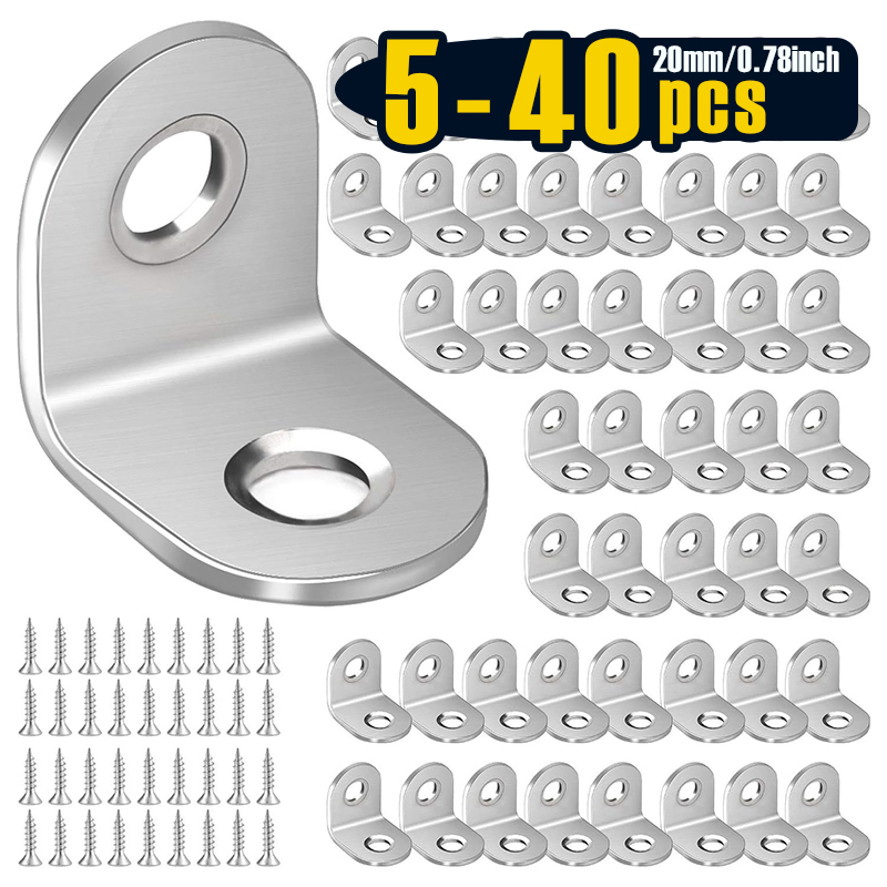 5-40 PCS 20 x 20 mm Stainless  - Woodworking X Brace recension och pris