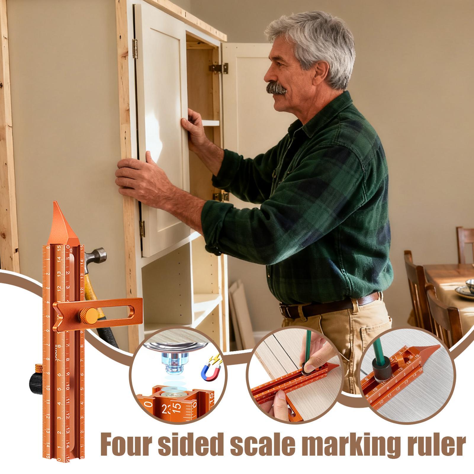 Woodworking Ruler Magnetic Bas - Woodworking Carpenter recension och pris