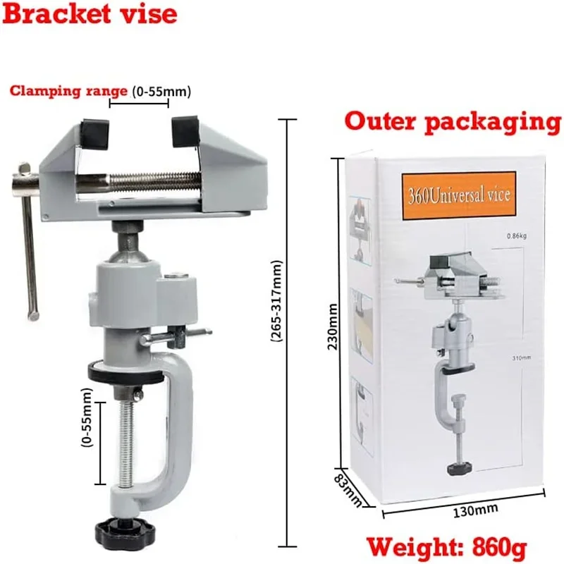 Multifunctional Aluminum Alloy - Woodworking Vise recension och pris