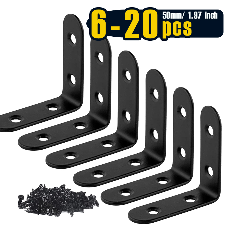 6-20Pcs L Bracket Right Angle  - Woodworking X Brace recension och pris