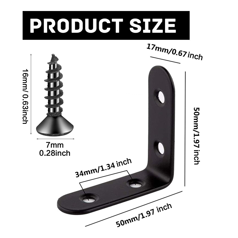 6-20Pcs L Bracket Right Angle  - Woodworking X Brace recension och pris
