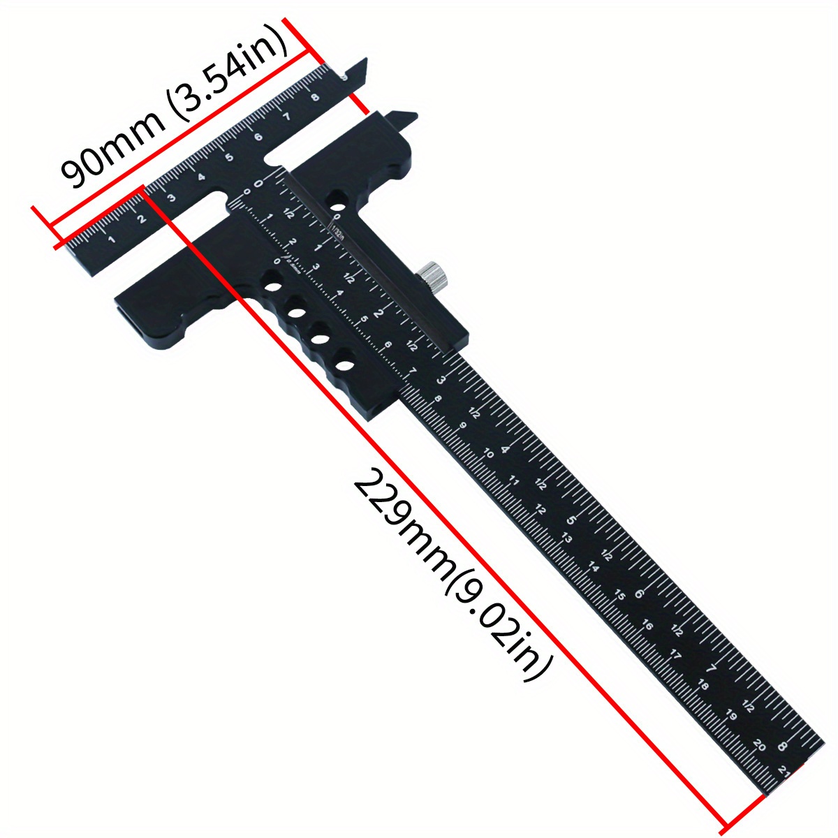 Aluminum Alloy T-Shaped Woodwo - Woodworking Gauge recension och pris