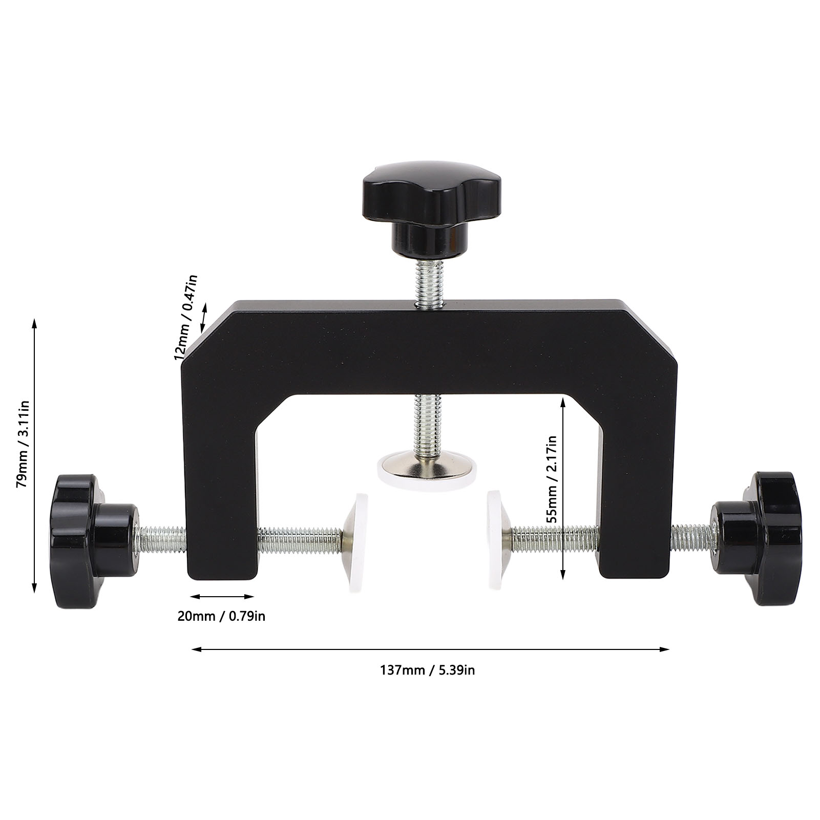 3 Way G Clamp Aluminium Alloy  - Woodworking Vise recension och pris