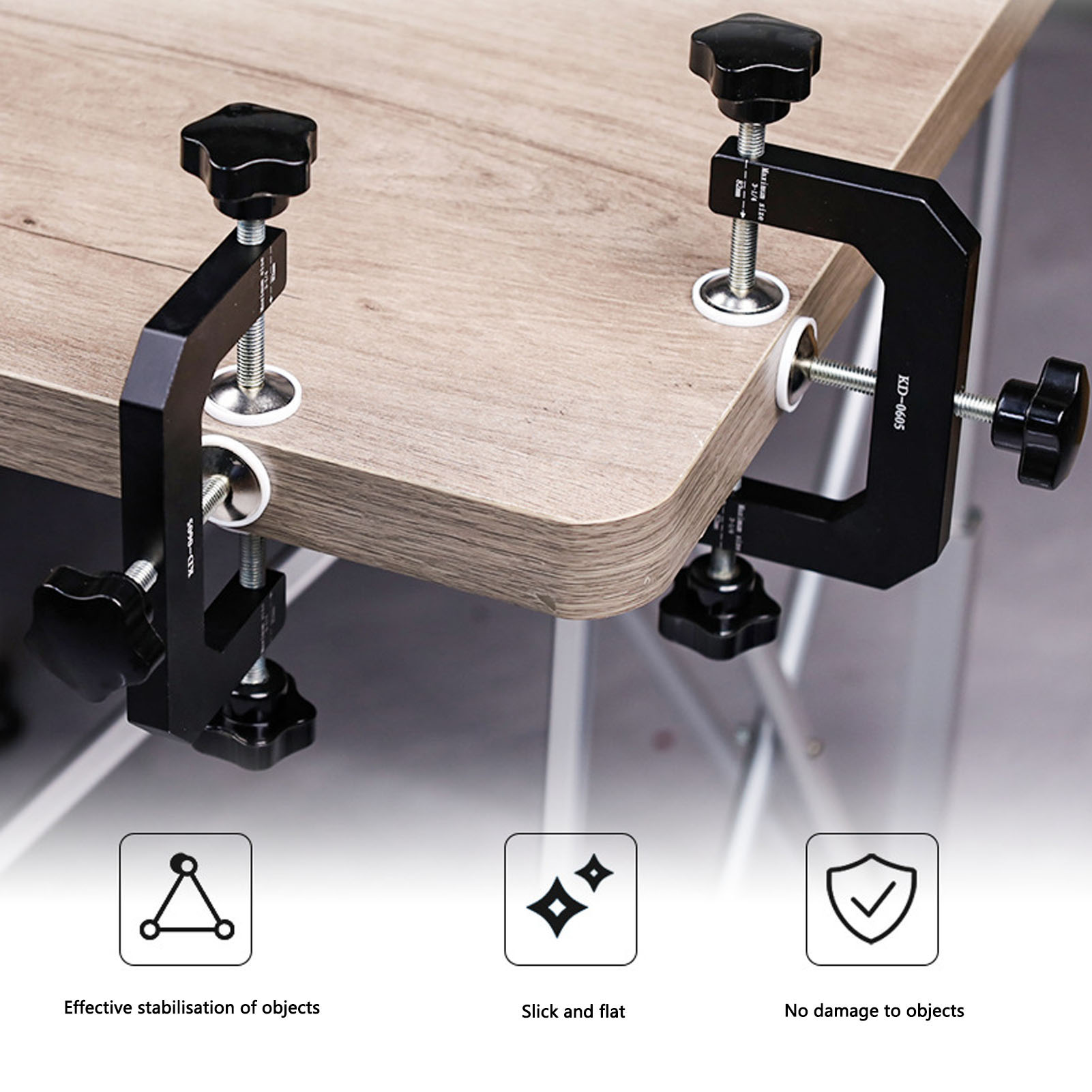 3 Way G Clamp Aluminium Alloy  - Woodworking Vise recension och pris