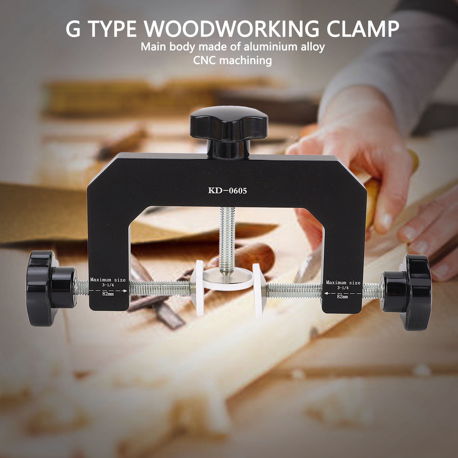 3 Way G Clamp Aluminium Alloy  - Woodworking Vise recension och pris