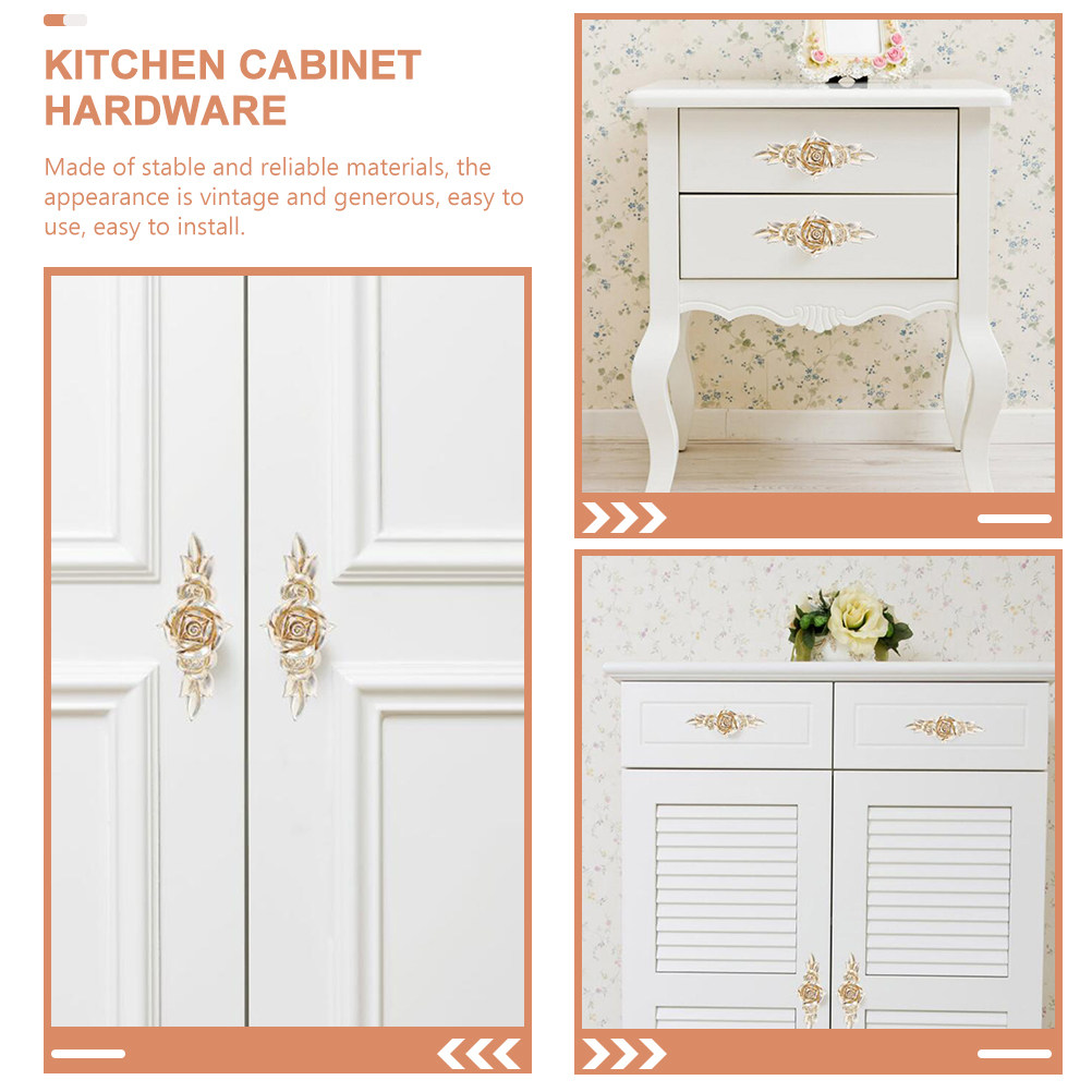 5Pcs Rose Inspired Cabinet Kno - Woodworking Inspiration recension och pris