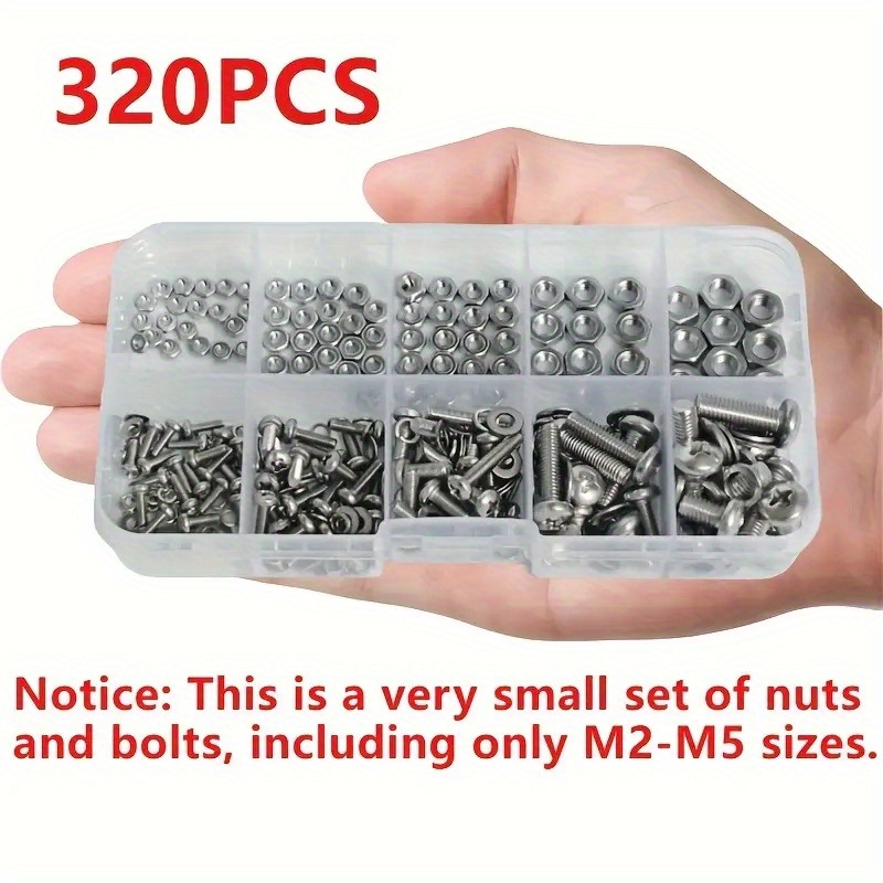 Hex Nuts and Bolt Set - 320 pi - Woodworking Shops recension och pris