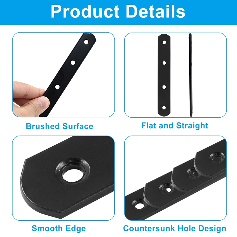 6/ 12 Pcs, 5 Inch Straight Bra - Woodworking X Brace recension och pris