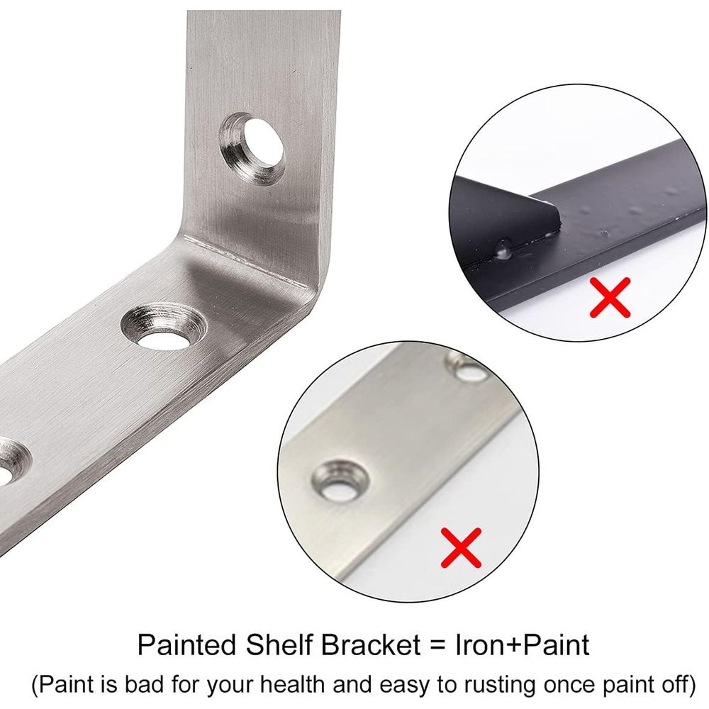 5 x 3 Heavy-Duty Stainless Ste - Woodworking X Brace recension och pris