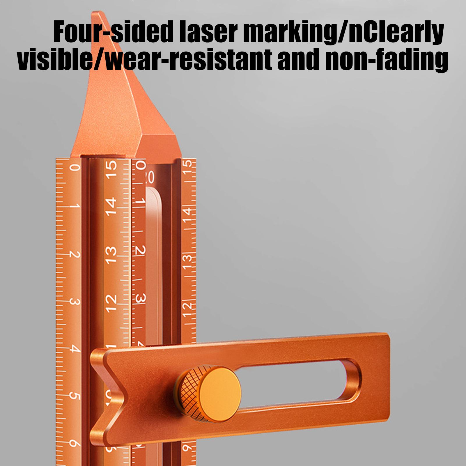 Wood Marking Tool 4-Sided Magn - Woodworking Carpenter recension och pris