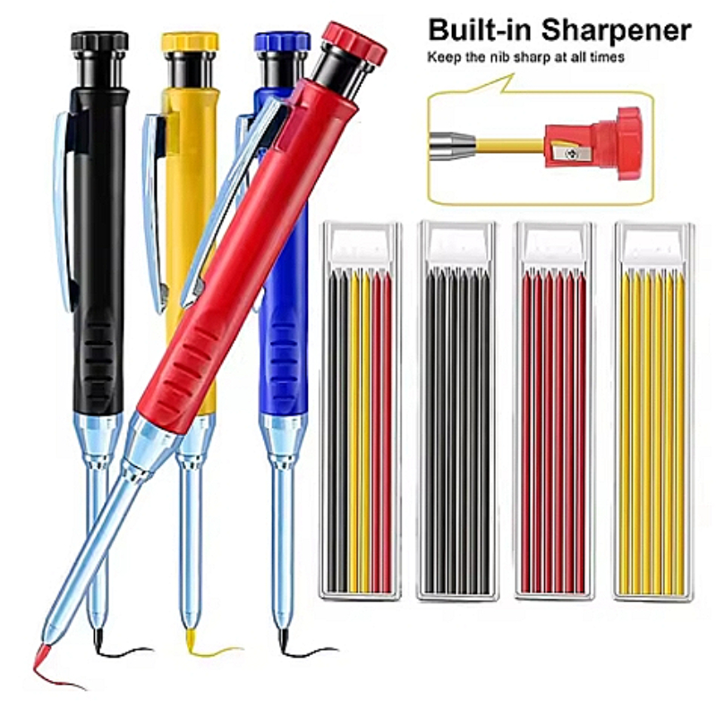 Mechanical Pencil Built-in Sha - Woodworking Marking Knife recension och pris
