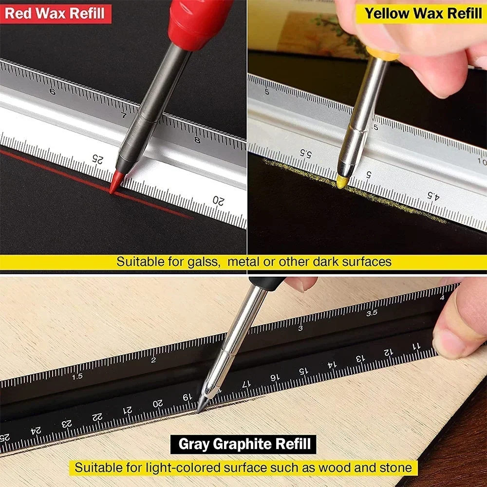 Mechanical Pencil Built-in Sha - Woodworking Marking Knife recension och pris