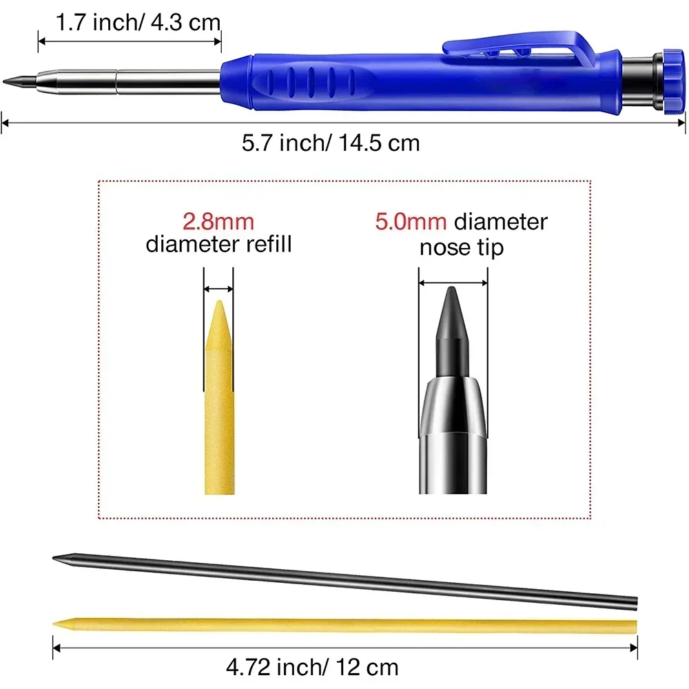 Mechanical Pencil Built-in Sha - Woodworking Marking Knife recension och pris
