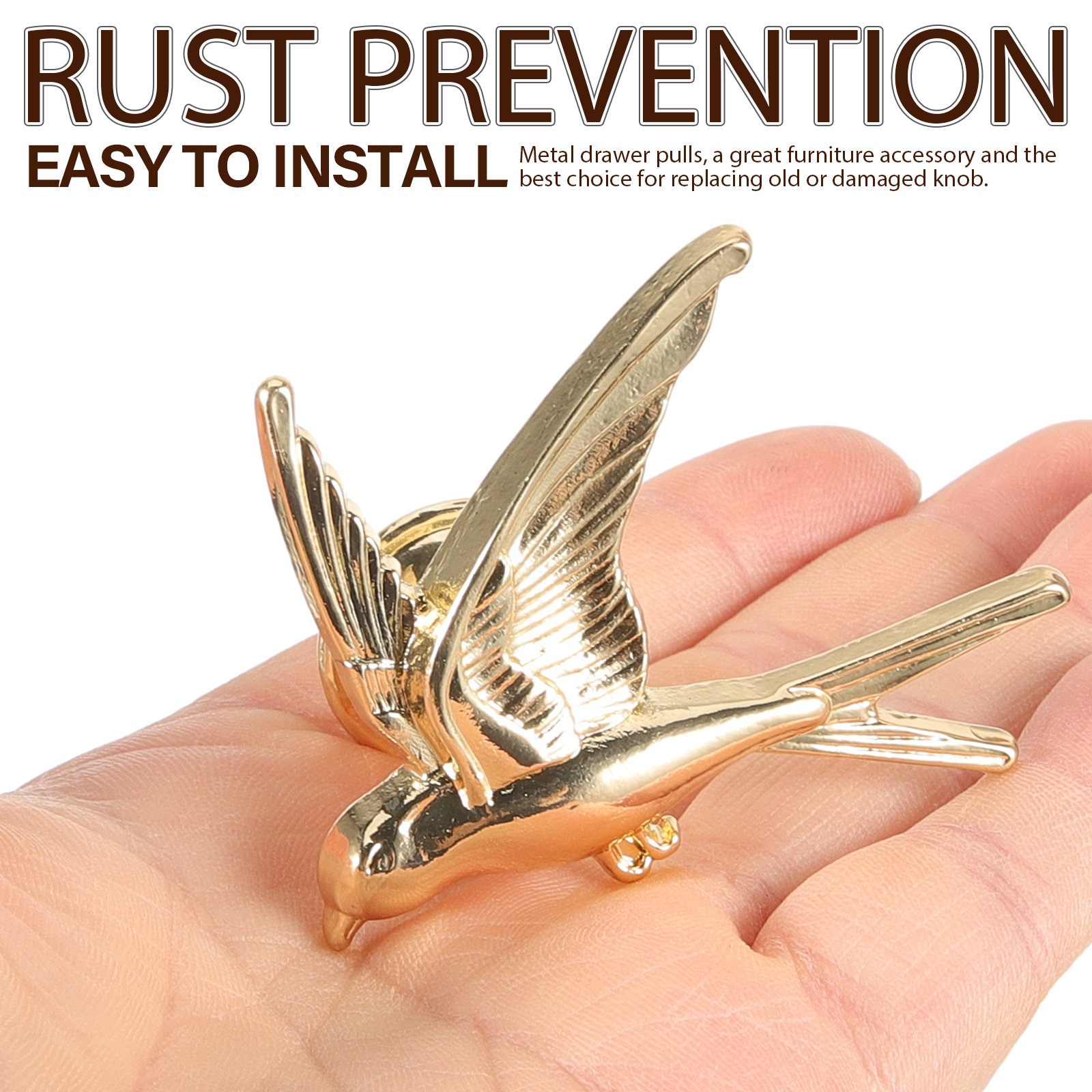 2Pcs Bird Drawer Pulls Zinc Al - Woodworking Inspiration recension och pris