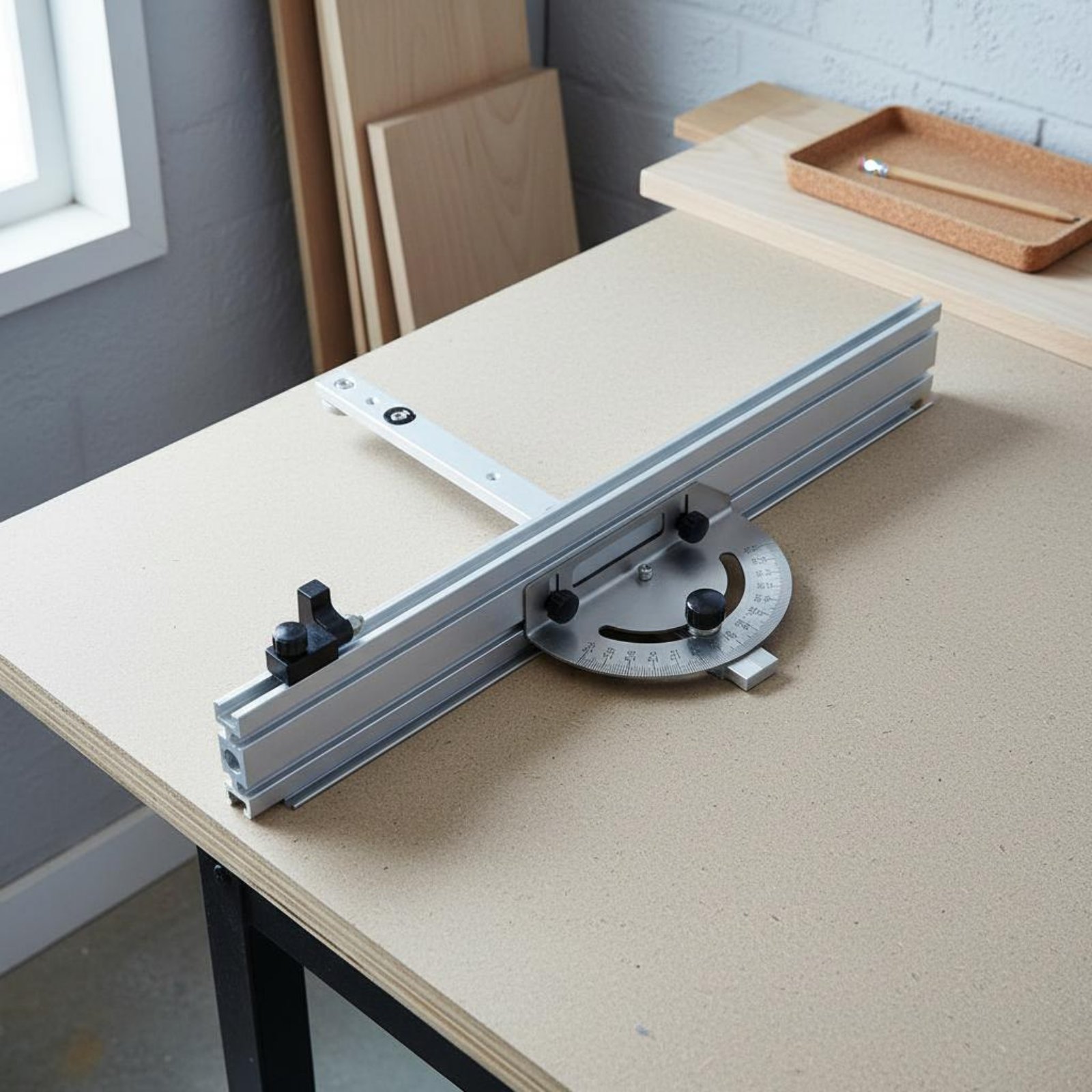 Table Saw Miter Gauge Flip Sto - Woodworking Gauge recension och pris