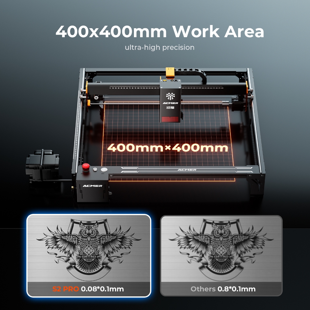 ACMER S2 PRO 36W/48W Laser Eng - Woodworking Product recension och pris
