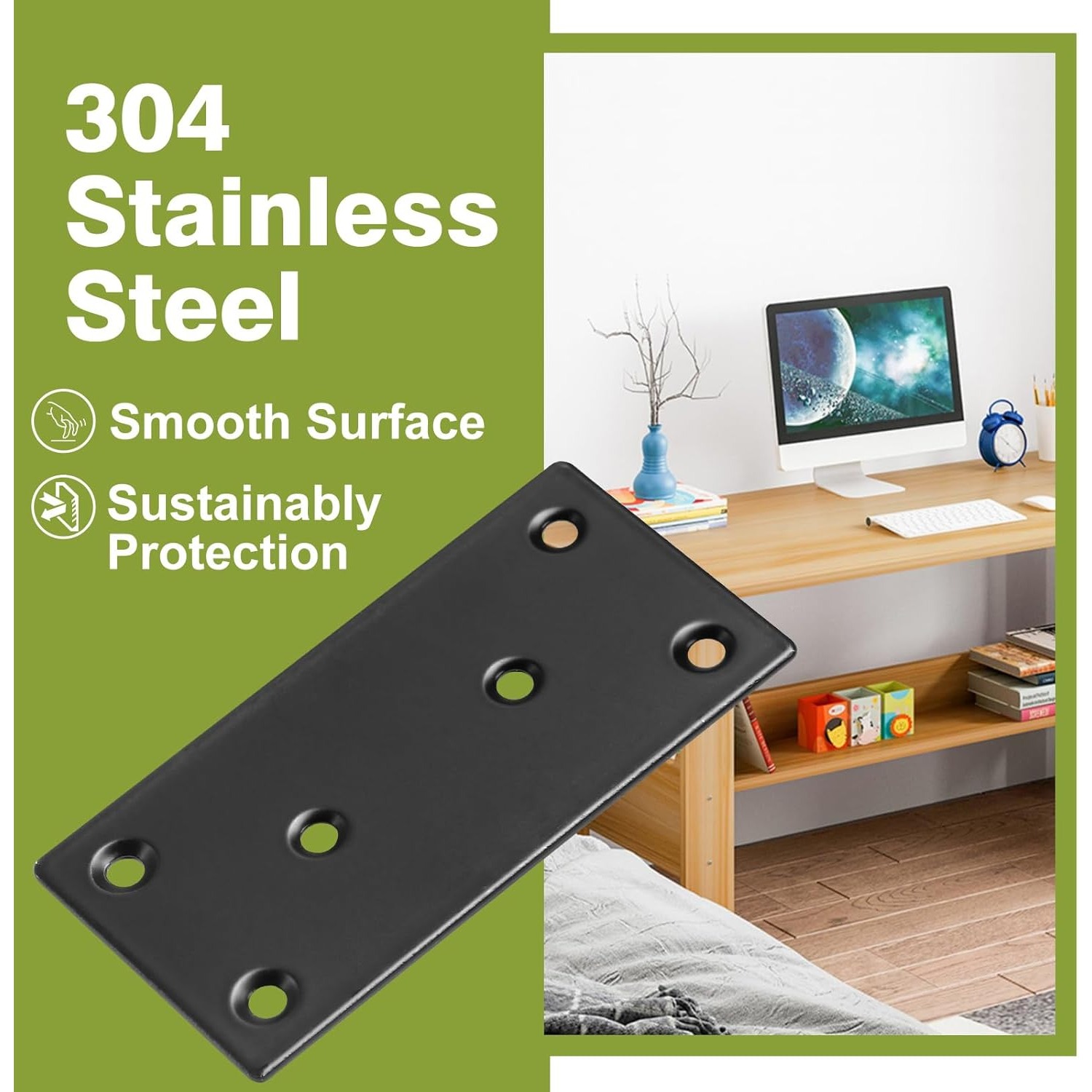 Flat Straight Brace Bracket, B - Woodworking X Brace recension och pris