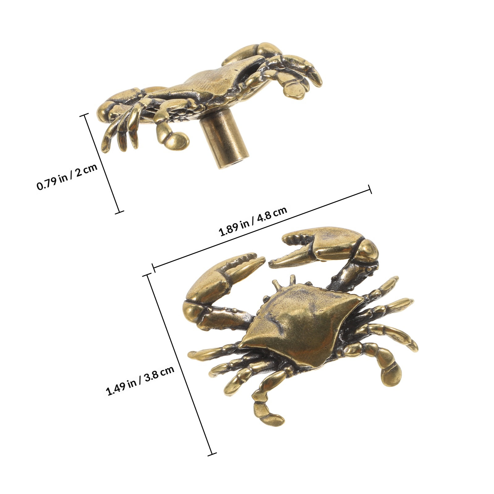 Brass Crab Door Handles Nautic - Woodworking Inspiration recension och pris