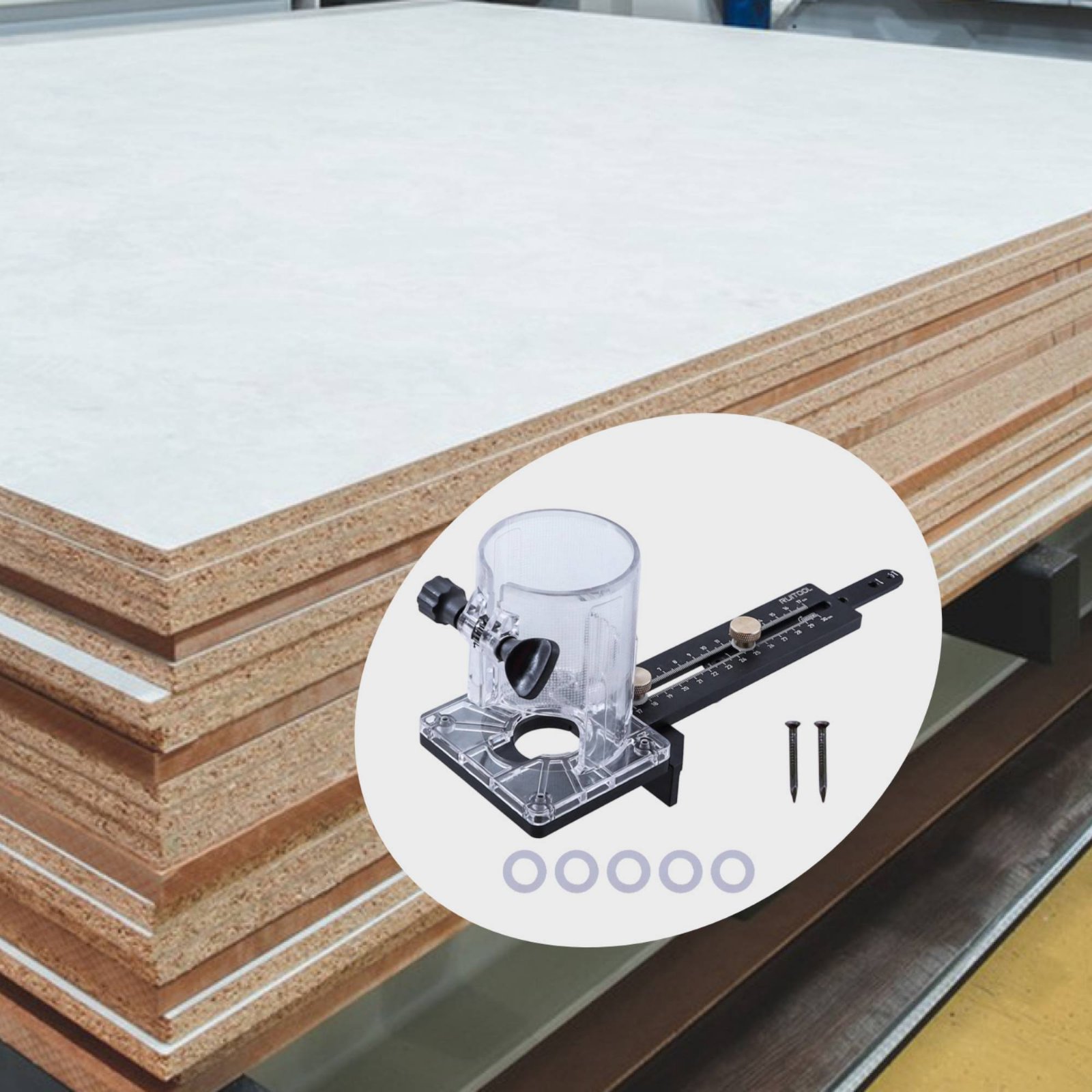 Router Circle Cutting Jig Mult - Woodworking Carpenter recension och pris