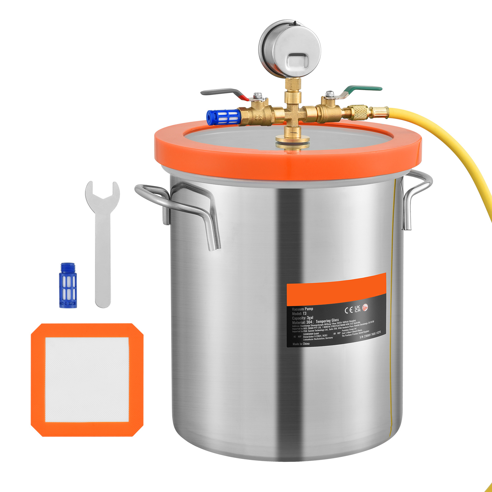 SucceBuy 3/5 Gal Upgraded Temp - Woodworking Vacuum Press recension och pris